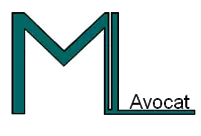 Logo de ML avocate droit du travail au barreau de Rennes Cesson Sévigné rupture du contrat de travail procédure judiciaire